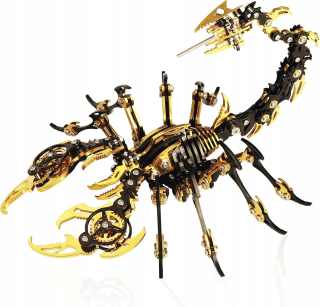 3D kovové puzzle Skorpion Súpravy 3D kovových modelov, ktoré si sami postavíte